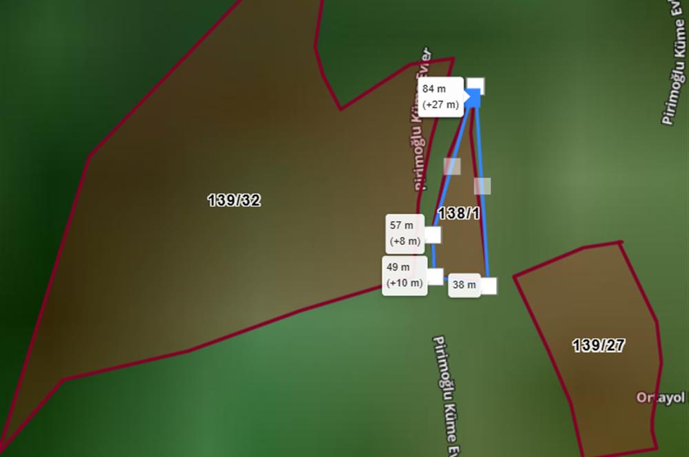 RİZE PAZAR ORTAYOL (MELESKUR) KÖYÜ YOLA CEPHELİ 4 ADET ARAZİ