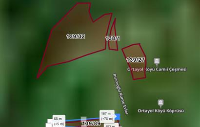 RİZE PAZAR ORTAYOL (MELESKUR) KÖYÜ YOLA CEPHELİ 4 ADET ARAZİ