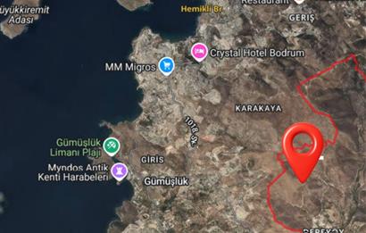 BODRUM DEREKÖY'DE 360M2 İMARA SINIRDA SATILIK KOOPERATİF HİSSESİ