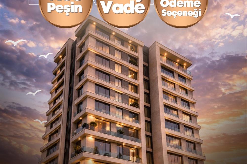 FİNANS MERKEZİNE KOMŞU, %50 NAKİT %50 VADELİ 2+1 DAİRELER