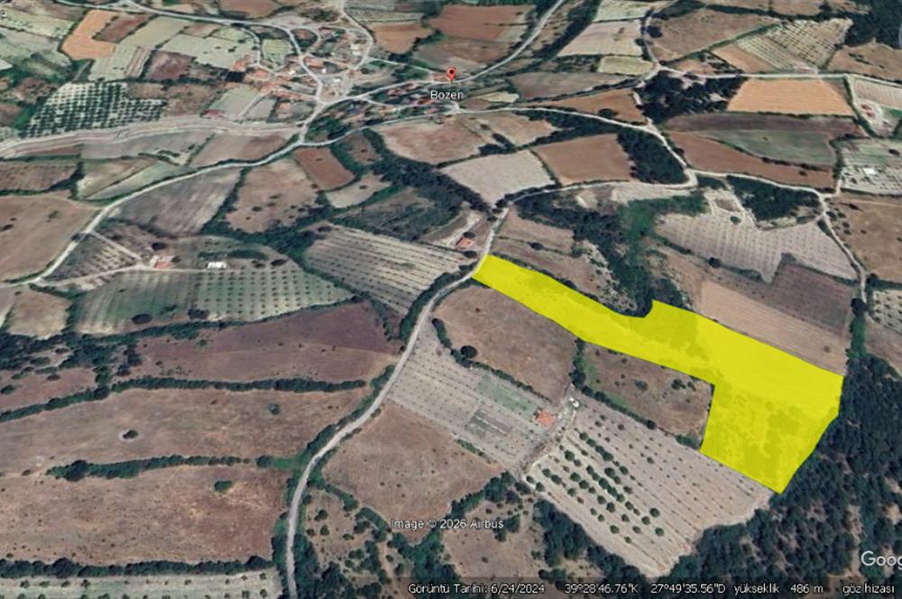 CENTURY21 BAL'DAN ALTIEYLÜL BOZEN MAH.DE SATILIK 18400 M2 TARLA