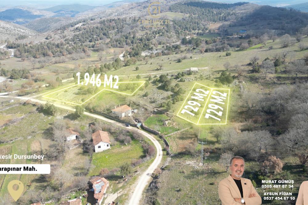 C21'DAN DURSUNBEY KARAPINAR SATILIK ARSA