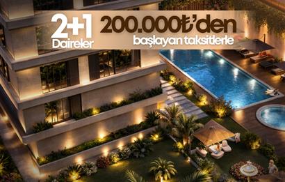FİNANS MERKEZİNE KOMŞU, %50 NAKİT %50 VADELİ 2+1 DAİRELER