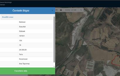 CENTRUY 21 BAL'DAN  SUSURLUK SÜLECEK MAHALLESİ SATILIK TARLA