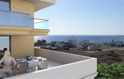 İskele Bellagio'da Denize Yakın Eşyalı 1+1 Satılık Daire