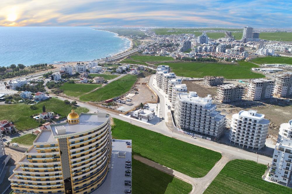 İskele Bellagio'da Denize Yakın Eşyalı 1+1 Satılık Daire