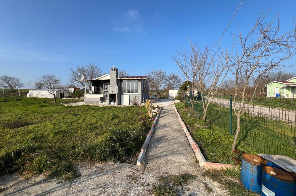 DALLIMANDIRA MH 825 M2 ARSA İÇİNDE SATILIK RUHSATLI PREFABRİK EV