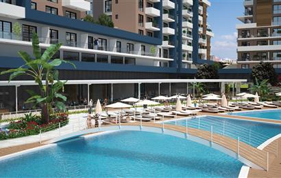İskele Long Beach Riverside Life'da Tam Eşyalı 2+1 Satılık Daire