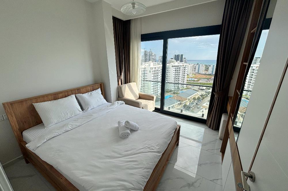 İskele Long Beach Riverside Life'da Tam Eşyalı 2+1 Satılık Daire