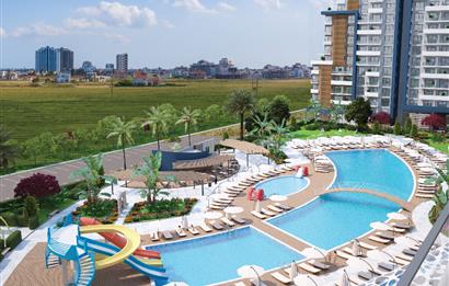 İskele Long Beach Riverside Life'da Tam Eşyalı 2+1 Satılık Daire