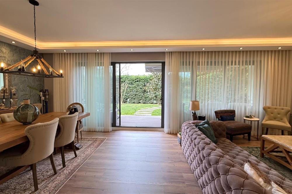 KÖY PROJESİ 1.ETAPTA 4+1 EŞYALI KİRALIK KÖŞE BAHÇE DUBLEKS