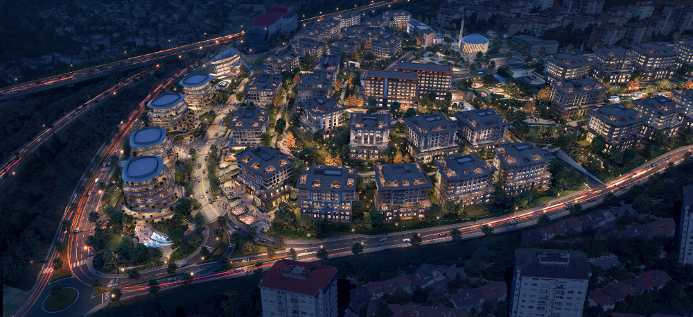 Mesa Kent Etilerde 130 m² Büyük Tip 2+1 | Lüks & Yüksek Değer