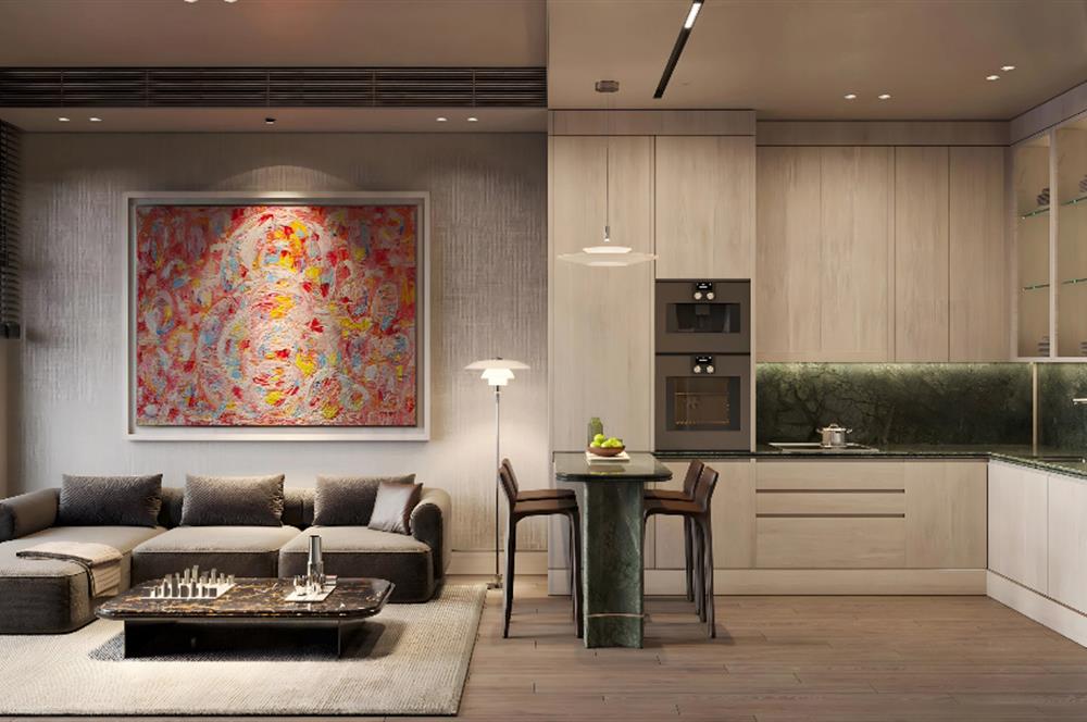 Mesa Kent Etilerde 130 m² Büyük Tip 2+1 | Lüks & Yüksek Değer