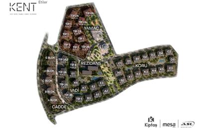 Mesa Kent Etilerde 130 m² Büyük Tip 2+1 | Lüks & Yüksek Değer