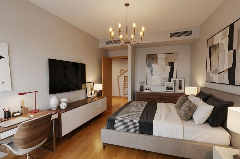 Şişli Plazada Değerli Lokasyonda full manzaralı Özel 2+1