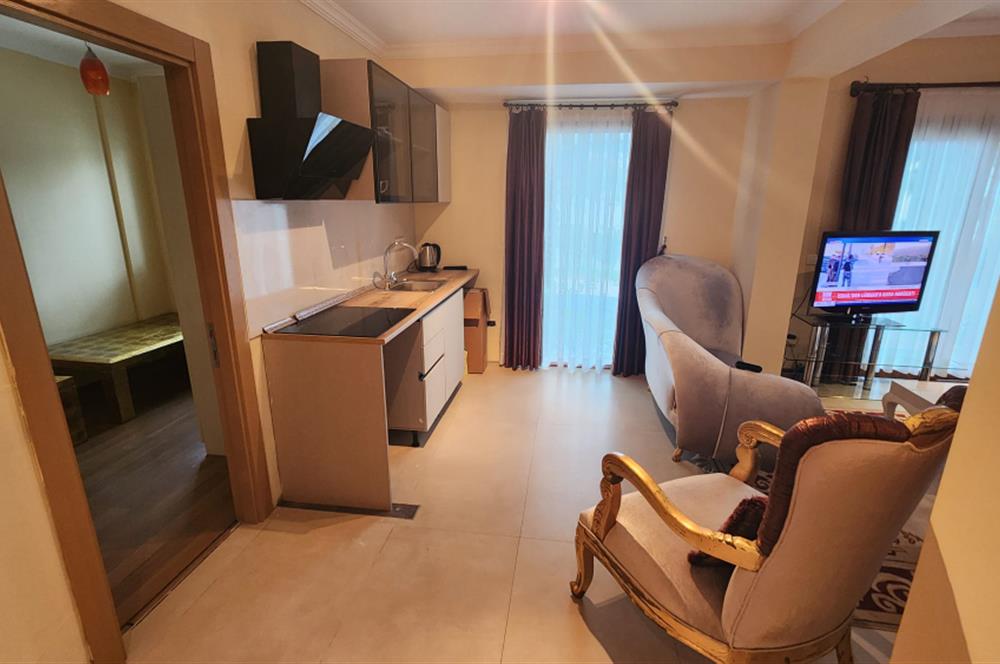 Bodrum merkez havuzlu site içerisinde yerden ısıtmalı 3+1 kiralık daire