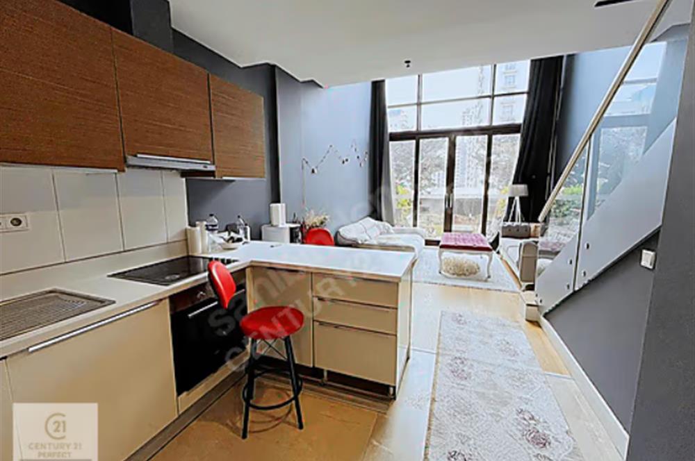 AKBATI MAVİ KULEDE SATILIK AKILLI LOFT ÖZEL BAHÇELİ 1+1