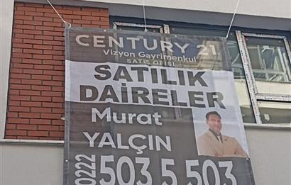 CENTURY 21 VİZYON'DAN YILDIZTEPE MAH. SATILIK 2+1 SIFIR DAİRE 