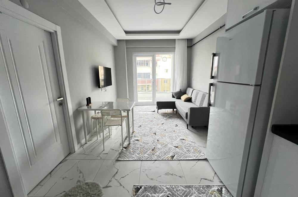 MERKEZİ KONUM GOP'TA SIFIR ARA KAT EŞYALI KİRALIK 1+1 DAİRE