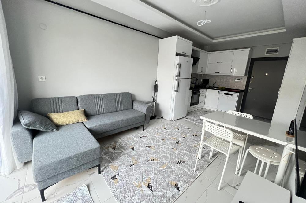 MERKEZİ KONUM GOP'TA SIFIR ARA KAT EŞYALI KİRALIK 1+1 DAİRE