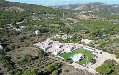 Bodrum Kızılağaç Bodrum Çevre yoluna 3 dk. Mesafede satılık tek kat sıfır villa