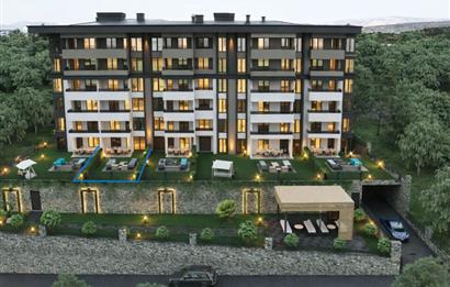 C21 Cius; Hisar’da Özel Bahçeli, Deniz Manzaralı Sıfır 3+1 Daire