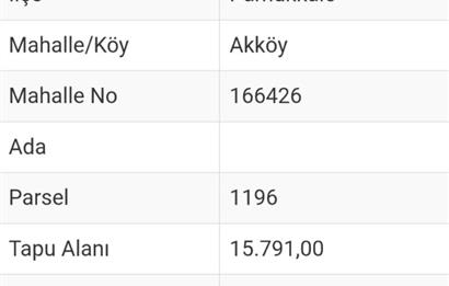 DENİZLİ PAMUKKALEDE YOLA CEPHE TARLA
