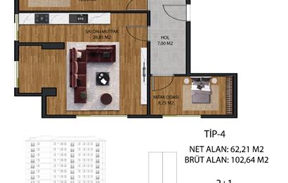 ATAŞEHİR WEST PEARL PROJESİ FİNANS MERKEZİNE KOMŞU, %50 NAKİT %50 VADELİ 2+1 DAİRELER