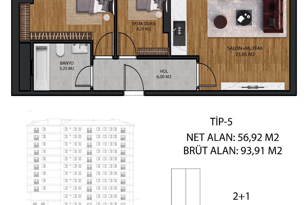 ATAŞEHİR WEST PEARL PROJESİNDE 2+1 FIRSAT DAİRELER