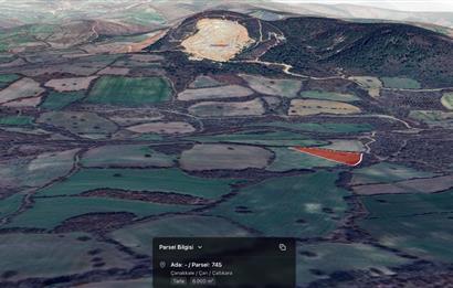 C21 Cius; Çanakkale Çan Çaltıkara Satılık 6.000m2 Tarla