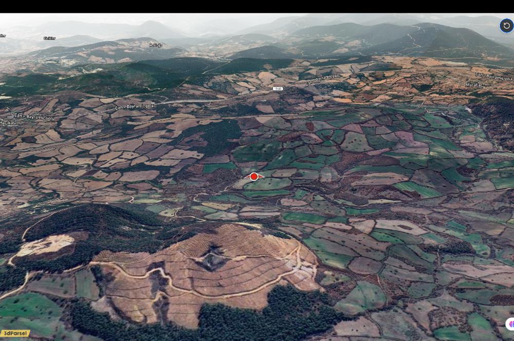 C21 Cius; Çanakkale Çan Çaltıkara Satılık 6.000m2 Tarla