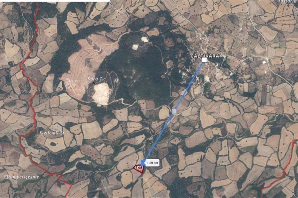 C21 Cius; Çanakkale Çan Çaltıkara Satılık 6.000m2 Tarla