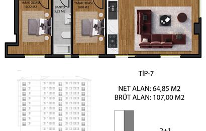 WEST PEARL ATAŞEHİR'İN İNCİSİ , FİNANS MERKEZİNE KOMŞU, 2+1 DAİRELER