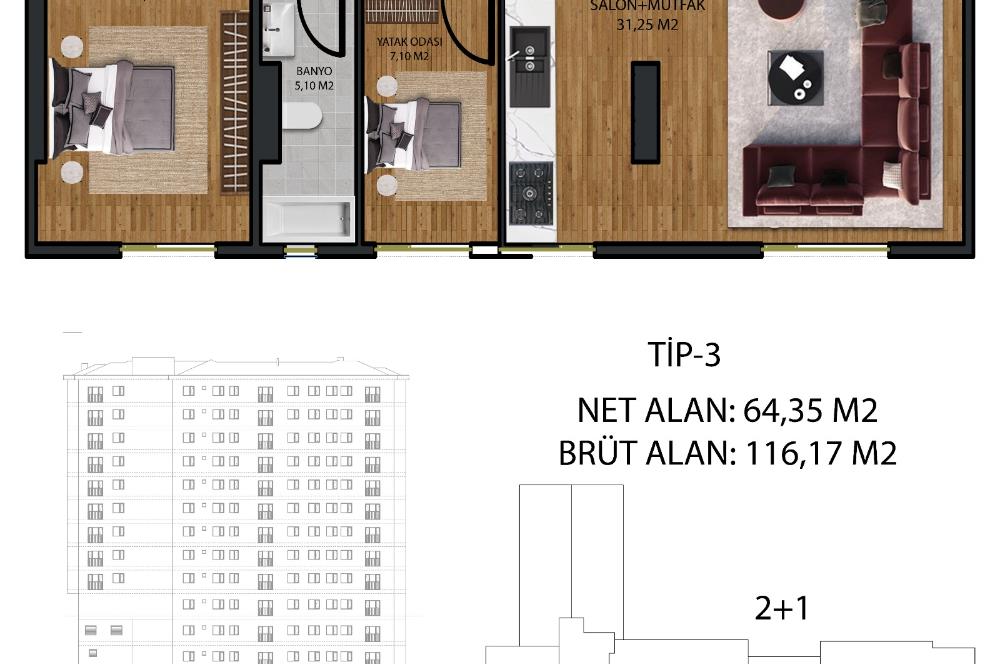 ATAŞEHİR LÜKS PROJEDE SATILIK DAİRELER