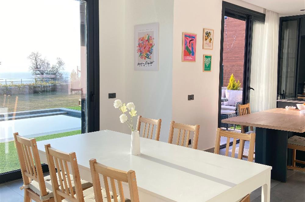 Bodrum Koyunbaba Deniz Manzaralı Özel Havuzlu 4+1 Kiralık Villa