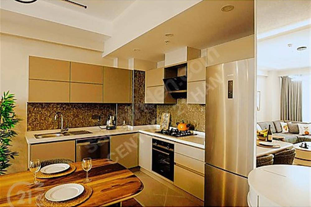 Sirius Town LÜX Eşyalı Havuz Cepheli 1+1 Kiralık Residence