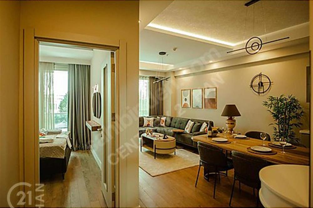 Sirius Town LÜX Eşyalı Havuz Cepheli 1+1 Kiralık Residence