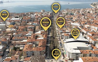 C21 Cius; Dereboyu na Cephe Önü Açık 3+1 Ferah Daire