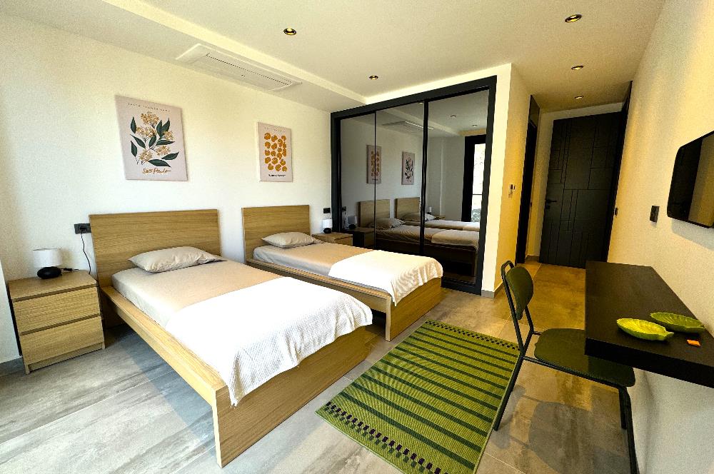 Bodrum Koyunbaba Deniz Manzaralı Özel Havuzlu 4+1 Kiralık Villa