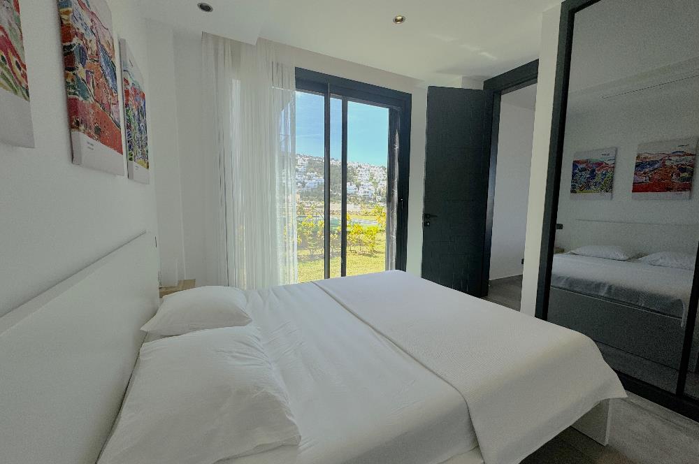 Bodrum Koyunbaba Deniz Manzaralı Özel Havuzlu 4+1 Kiralık Villa