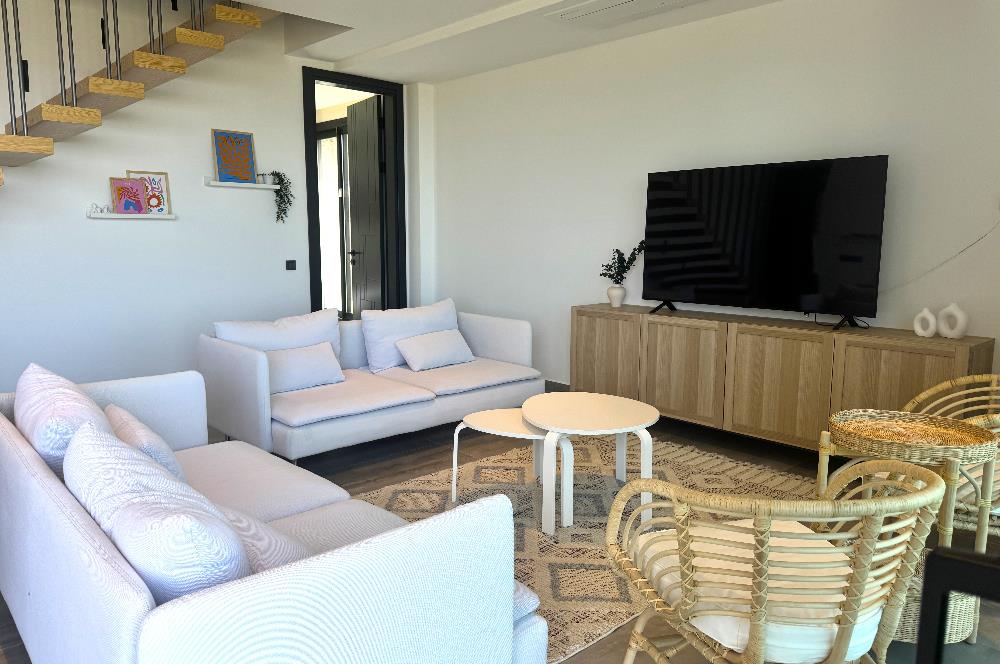 Bodrum Koyunbaba Deniz Manzaralı Özel Havuzlu 4+1 Kiralık Villa