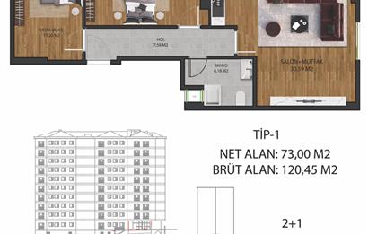 WEST PEARL ATAŞEHİR YENİ FİNANS MERKEZİ ÇEVRESİNDE KAZANÇLI 2+1 DAİRELER