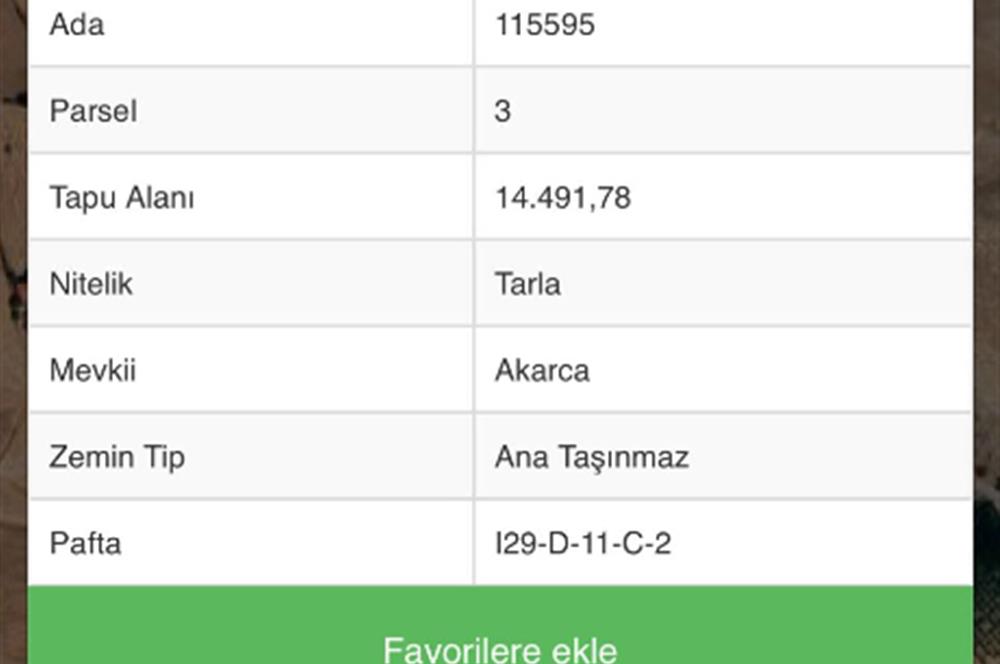 SUBAŞINDA YATIRIMLIK TARLA