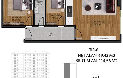 İSTANBUL FİNANS MERKEZİ YANINDA KAÇIRILMAYACAK 2+1 DAİRE SEÇENEKLERİ
