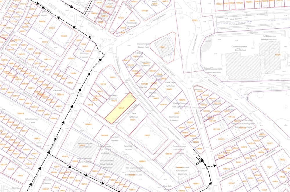 GAZİOSMANPAŞA MERKEZ KATLI OTOPARK-TİCARİ İMARLI 758 M2 ARSA
