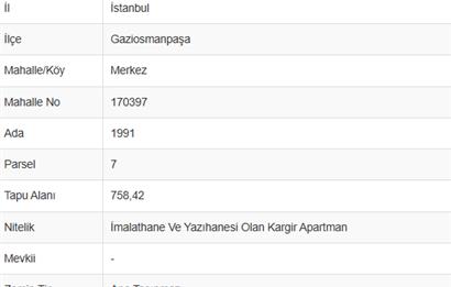 GAZİOSMANPAŞA MERKEZ KATLI OTOPARK-TİCARİ İMARLI 758 M2 ARSA