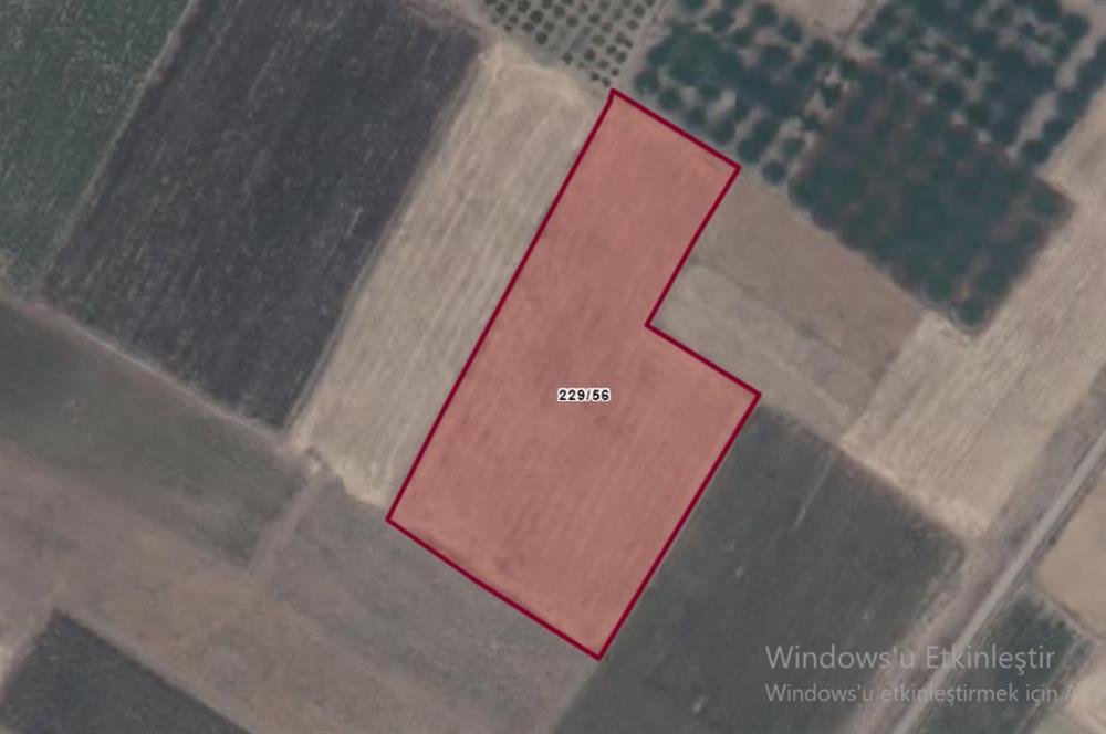 C21 LOFT'tan Sulama Kanalı Kenarında 10 Dönüme Yakın Tarım Arazi