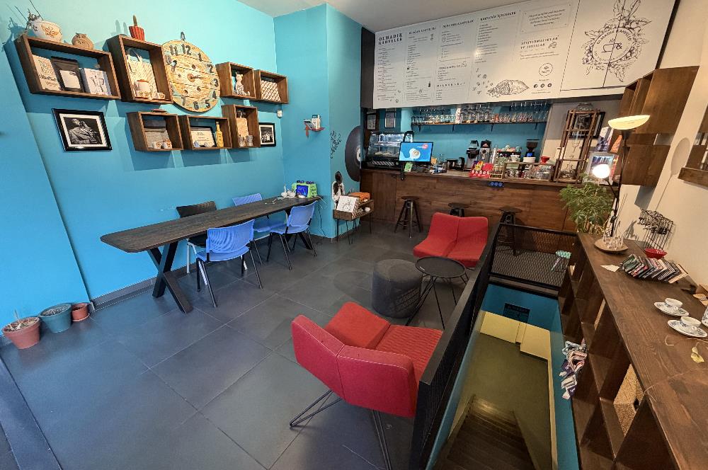 FIRSAT! İSKELE SOKAKTA KİRA AVANTAJLI DEVREN KİRALIK HAZIR KAFE