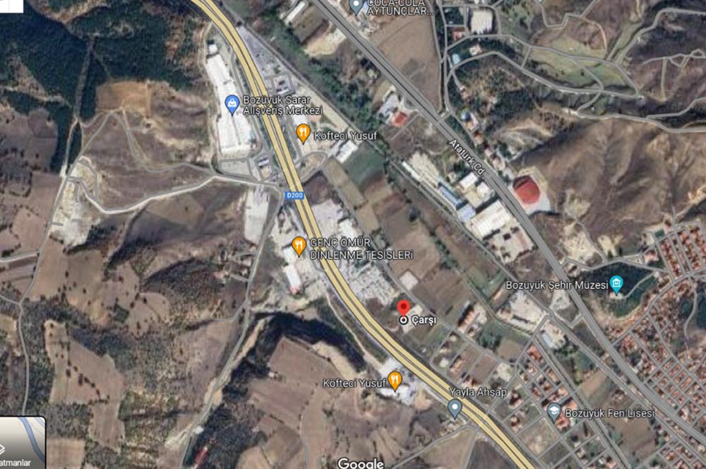 BİLECİK BOZÖYÜK EMSALSİZ TİCARİ İMARLI 5.613 M2 ARSA