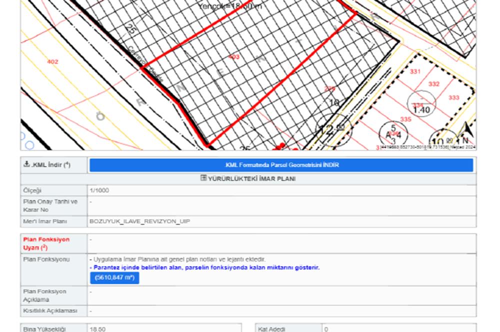 BİLECİK BOZÖYÜK EMSALSİZ TİCARİ İMARLI 5.613 M2 ARSA